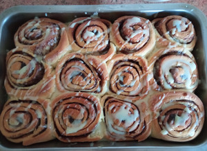 Una foto de Rollos de canela
