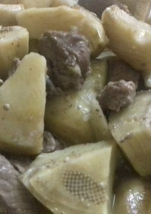 صورة لوصفة أرضي شوكي باللحمة