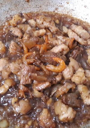 Hình của món Thịt kho tiêu.
