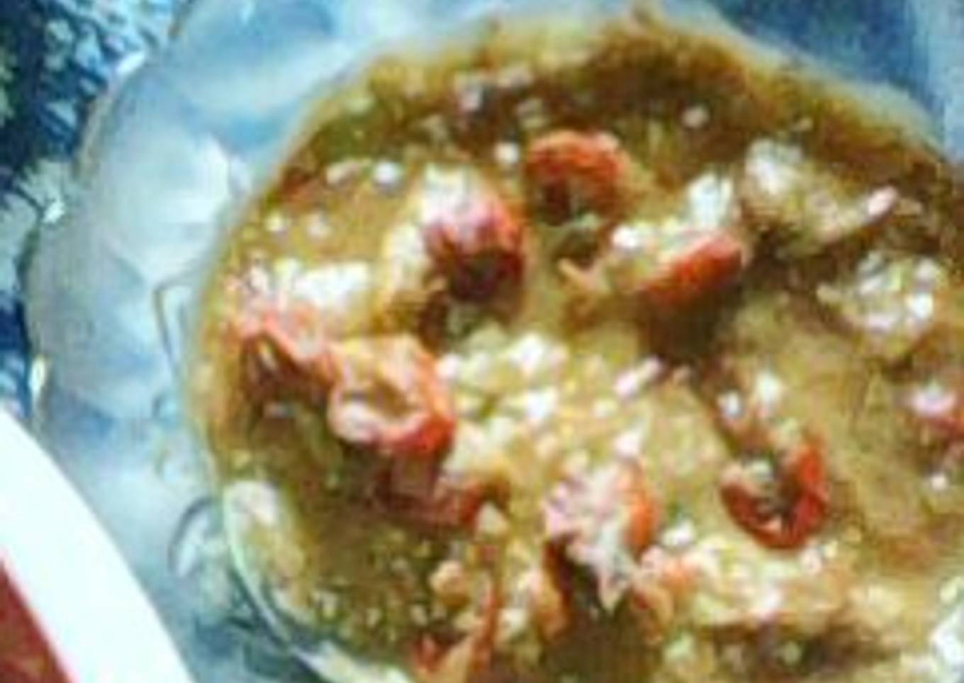Puyak undak udang byoa palik/Tempoyak udang