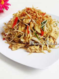 Foto resep Dadar Telur Cah Tauge