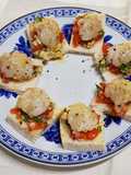 Stuzzichini con la tartare di mazzancolle