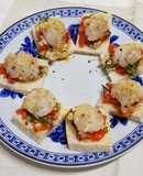 Stuzzichini con la tartare di mazzancolle