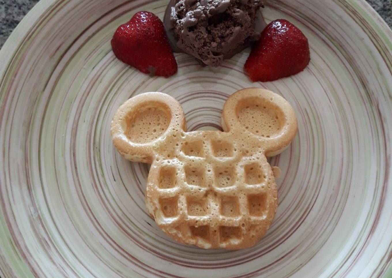 Waffles de Mickey Mouse