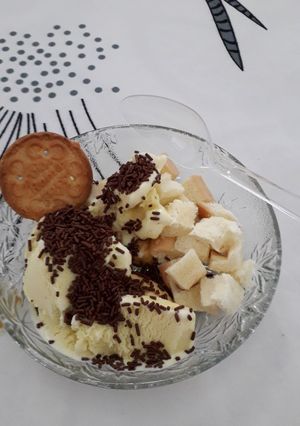 Foto resep Banana split