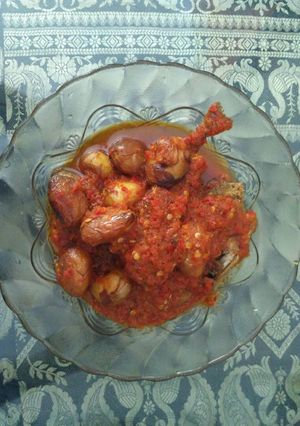 Foto resep Balado Ikan Asin & Biji Nangka