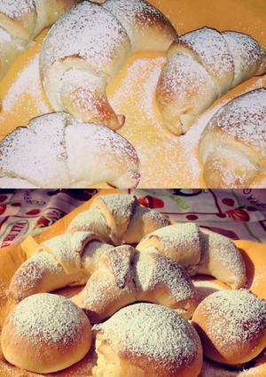 Foto di Cornetti di pasta brioche