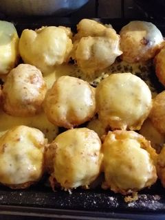 Una foto de Bombas de puré con carne a la Cheese!🥔🧀