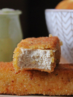 Una foto de Barritas de tofu al limón