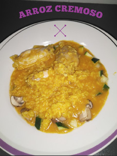 Una foto de Arroz cremoso (Thermomix)