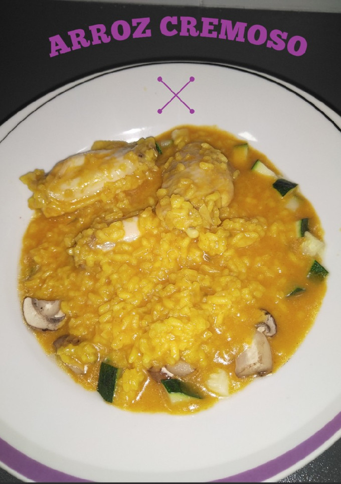 Una foto de Arroz cremoso (Thermomix)