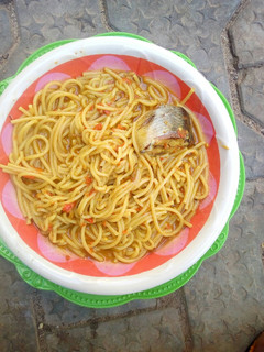 A picture of Curried indomie pepper soup.