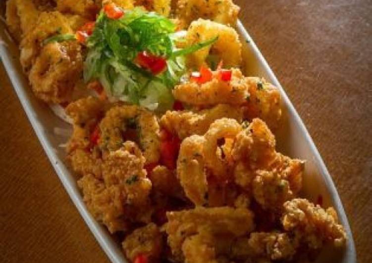 Recipe of Homemade Fried calamari