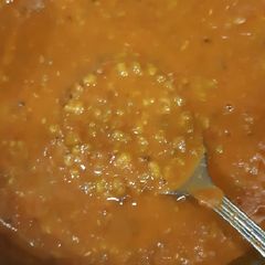 How to make punjabi sabut moong dal A picture of How to make punjabi sabut moong dal.