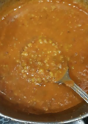 A picture of How to make punjabi sabut moong dal.