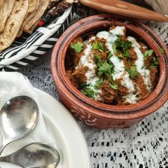 A picture of Mughlai Beef Handi.