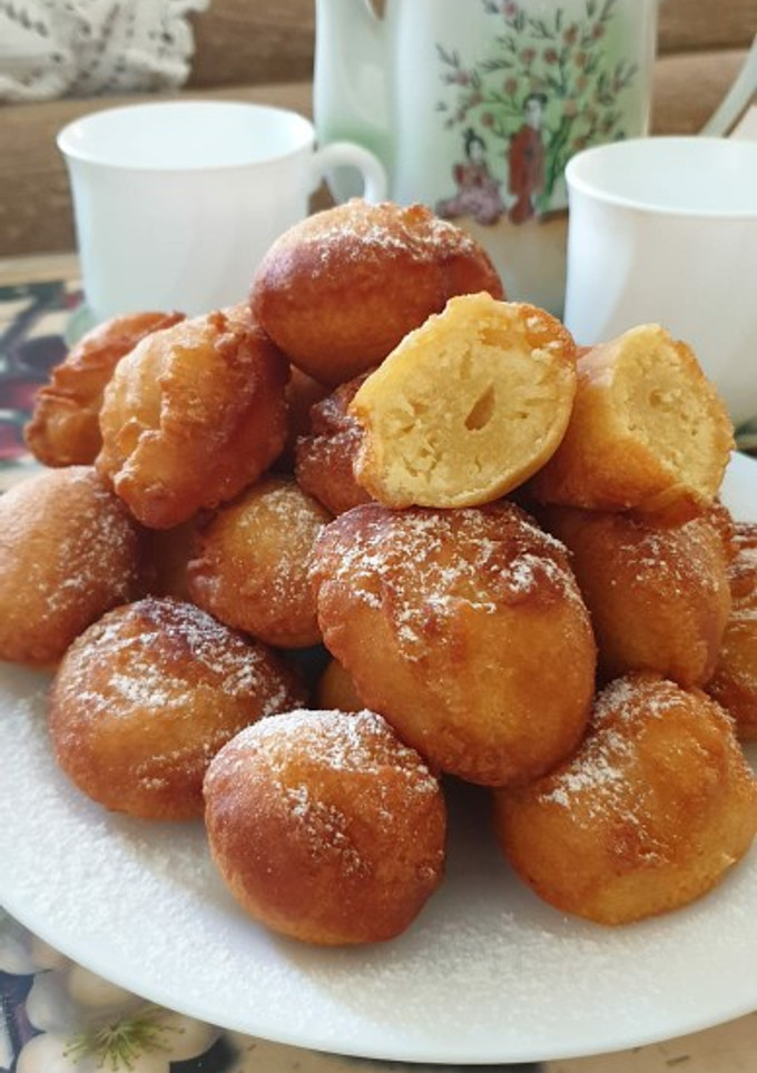 Una foto de Buñuelos de leche y vainilla