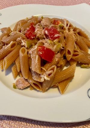 IR-barát tonhalas tészta recept fotója