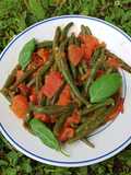 Sautéed Green Beans with Tomatoes 🍅