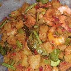 Foto resep Kentang Sambal Goreng Udang Pete