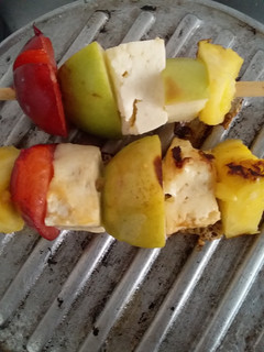 Una foto de Brochetas Vegetarianas