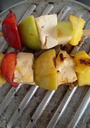 Una foto de Brochetas Vegetarianas