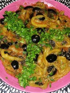 صورة لوصفة حميس بالزيتون طعم وبنة 😋😋