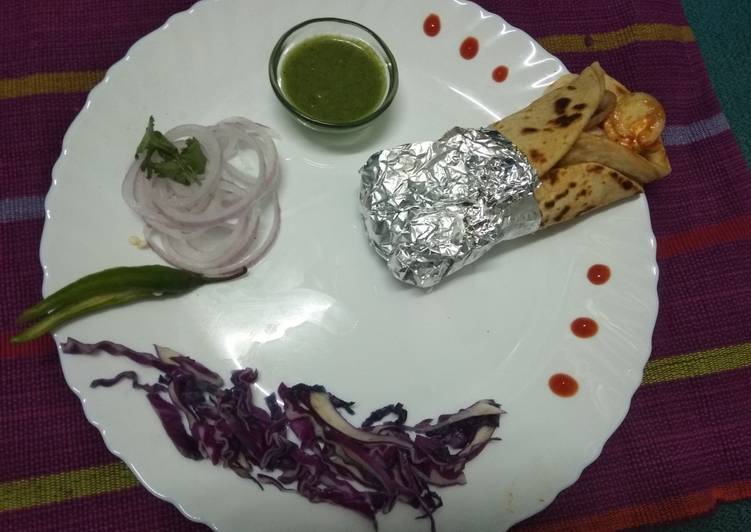 Simple Way to Make Speedy Masala paneer Kathi roll