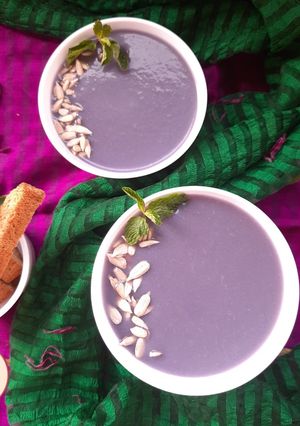 A picture of Purple cabbage Soup.