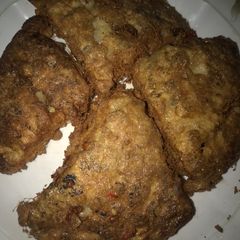 A picture of Fried gurasa with egg.