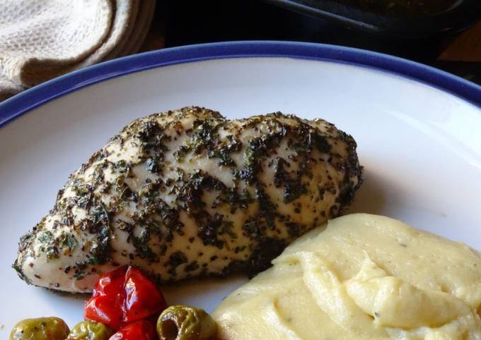 Recipe of Favorite Italian Chicken with Creamy Polenta