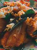ปีกไก่กลางทอดสมุนไพร