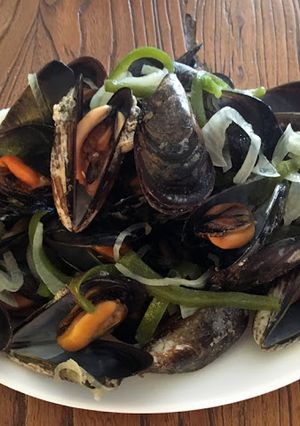 Foto principal de Mejillones con pimientos