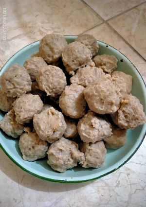 Foto resep Bakso home Made blender