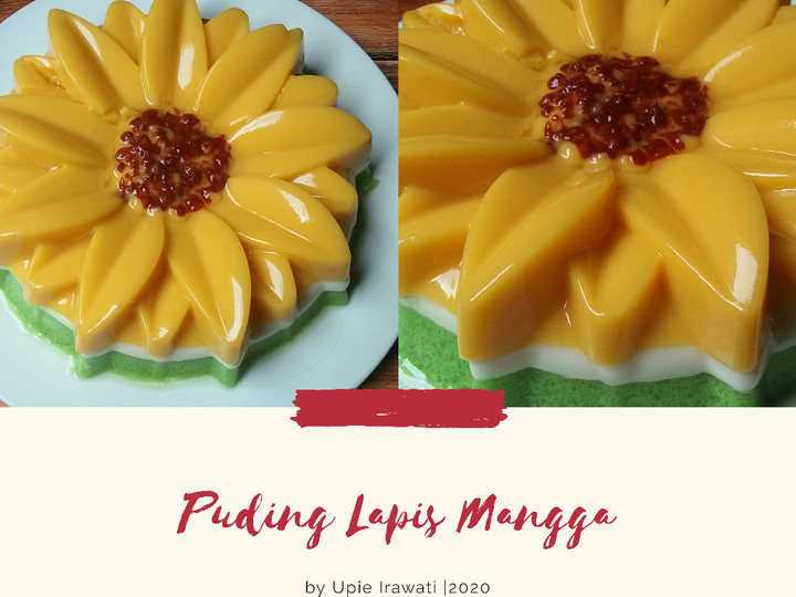 Bagaimana Menyiapkan Puding Lapis Mangga Untuk Jualan