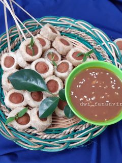 Foto resep 444. Sate sosis gulung (bakulan)