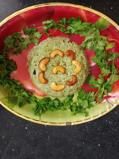 *பச்சை கொத்தமல்லி சாதம்*(coriander rice recipe in tamil) செய்முறை முக்கிய புகைப்படம்