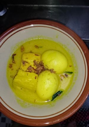 Foto resep Opor telur tahu