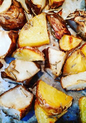 Foto di Patate e topinambur arrosto