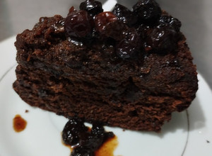 Una foto de Torta negra o de novia