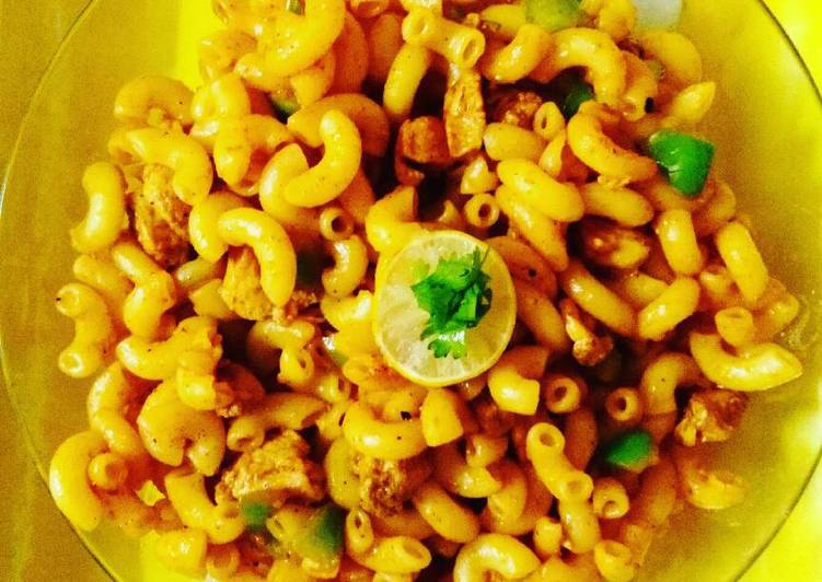 Simple Way to Prepare Homemade Chicken macaroni