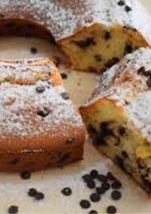 Foto di Ciambella con gocce di cioccolato