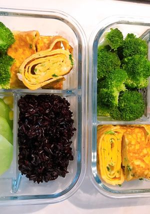 Hình của món Hộp cơm trứng rán kiểu Nhật.