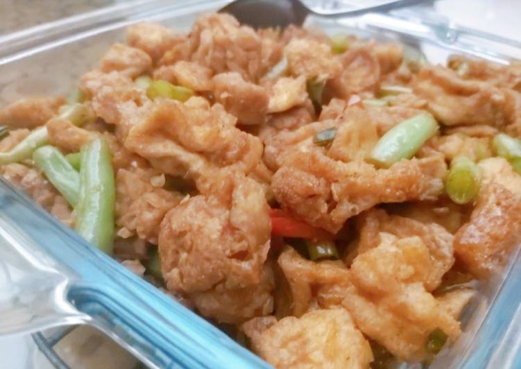 Cara termudah untuk Campuran Untuk Mencoba Di RumahTumis Buncis tahu Tempe