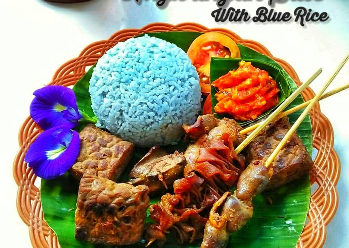 Angkringan Sate with BlueRice(Set Menu Angkringan)
