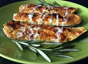 Una foto de Zucchini Rellenos