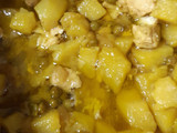 Guiso de patatas con cazón