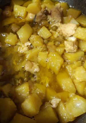 Una foto de Guiso de patatas con cazón