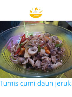 Foto resep Tumis Cumi Daun Jeruk