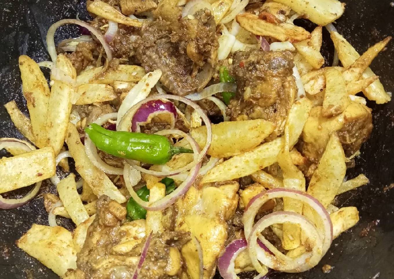 BBQ Potato Chicken